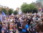 Trump Go Home Rally Manchester